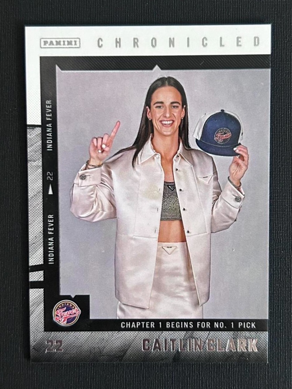 Caitlin Clark WNBA 2025 Panini Chronicles #60 card